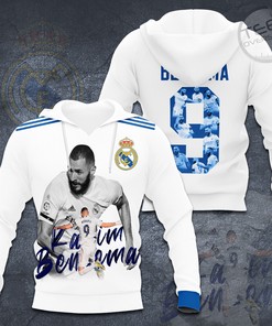 Unleash the Karim Benzema with Real Madrid X Karim Benzema All Over Print Hoodie 3D