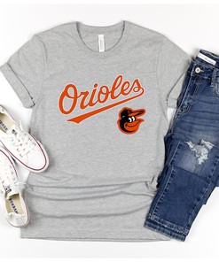 Unlicensed Customizable Baltimore Orioles Baseball NCAA Fan T-Shirt, Tank, Onesie, Hoodie