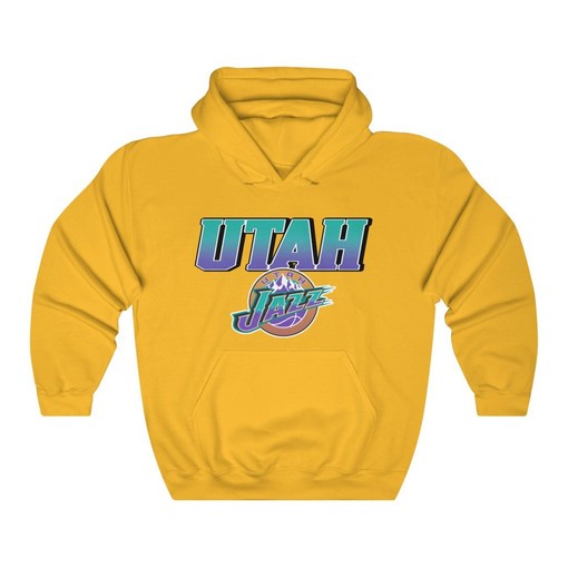 Utah Jazz Vintage 90's NBA Sweatshirt Hoodie Shirt - NBA Fans, Sport Shirts Girls - Image 4