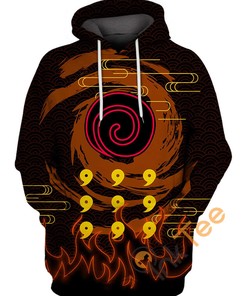 Uzumaki Naruto Cosplay 3D Hoodie with All Over Print