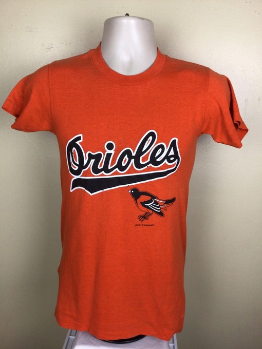 VTG 1988 Baltimore Orioles T-Shirt Orange 80S NCAA Team Single Stitch With NCAA Shirts Women - Image 2