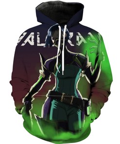 Valorant Viper Video Game Character Custom All Over Print Hoodie for Women