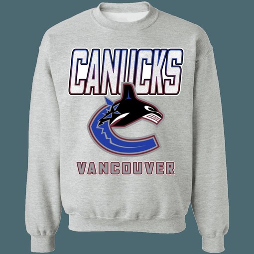 Vancouver Canucks 2006 Retro NHL Sweatshirt Hoodie T-Shirt - Gifts for Hockey Lovers, ncaa shirts for men - Image 2