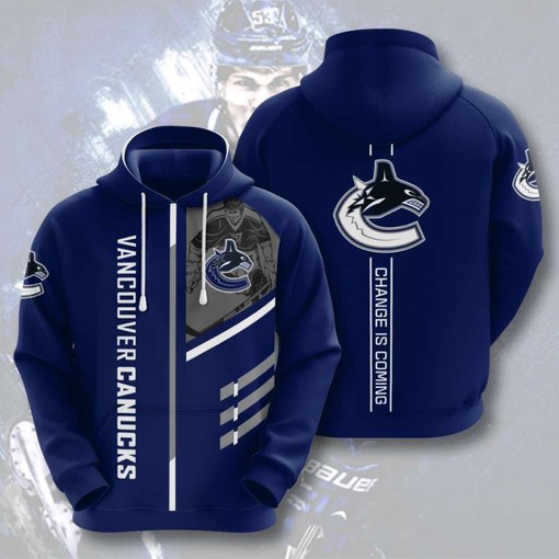 Vancouver Canucks Custom All Over Print 3D Hoodie for Nhl Fans