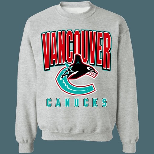 Vancouver Canucks GRIZZLIES NHL Sweatshirt Hoodie T-Shirt - For Hockey Lovers, American University T Shirt - Image 3