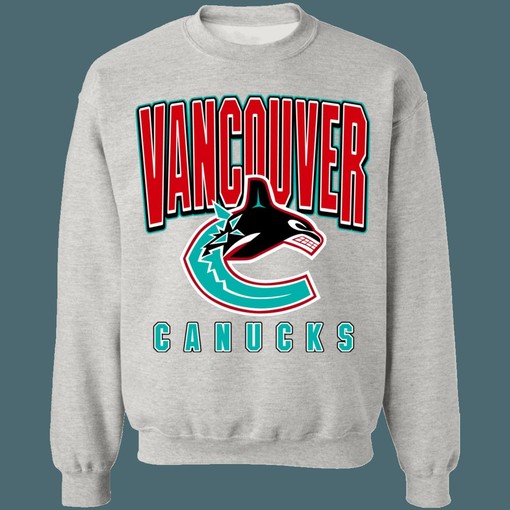 Vancouver Canucks GRIZZLIES NHL Sweatshirt Hoodie T-Shirt - For Hockey Lovers, American University T Shirt - Image 4