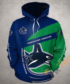 Vancouver Canucks Hoodie with 3D Design for Fans of Ice Hockey