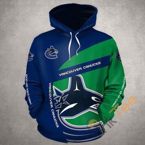 Vancouver Canucks Hoodie with 3D Design for Fans of Ice Hockey