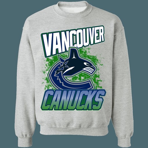 Vancouver Canucks Retro NHL Sweatshirt Hoodie T-Shirt - For Hockey Lovers, NCAA Fan Gear State University Shirt