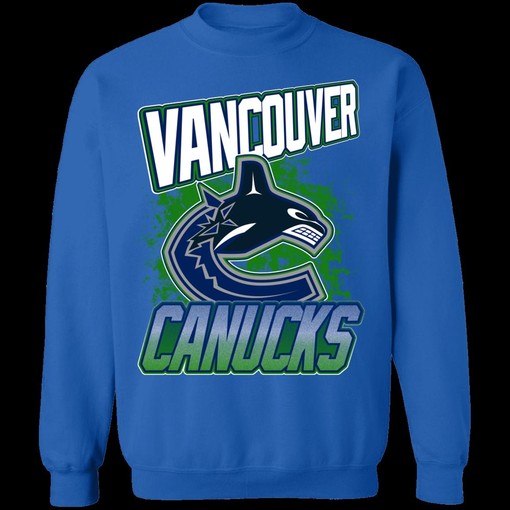 Vancouver Canucks Retro NHL Sweatshirt Hoodie T-Shirt - For Hockey Lovers, NCAA Fan Gear State University Shirt - Image 3