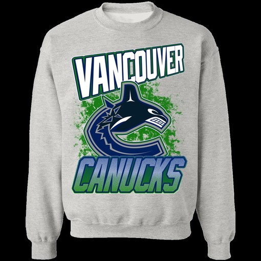Vancouver Canucks Retro NHL Sweatshirt Hoodie T-Shirt - For Hockey Lovers, NCAA Fan Gear State University Shirt - Image 4