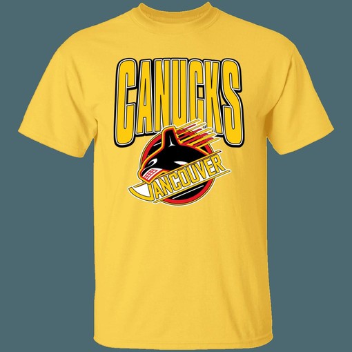 Vancouver Canucks SKATE Retro NHL T-Shirt Sweatshirt Hoodie - National Hockey League Shirt, For Hockey Lovers - Image 2
