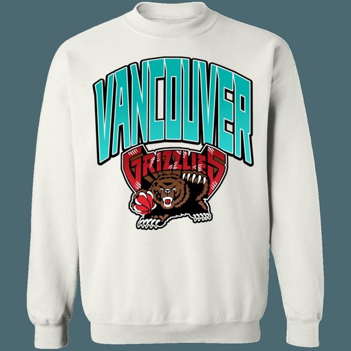 Vancouver Grizzlies GRADIENT Retro NBA Vintage Sweatshirt Hoodie Shirt - NBA Fans, retro ncaa shirts
