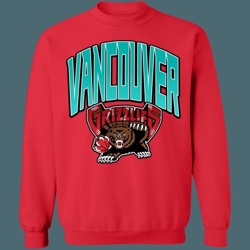 Vancouver Grizzlies GRADIENT Retro NBA Vintage Sweatshirt Hoodie Shirt - NBA Fans, retro ncaa shirts - Image 3