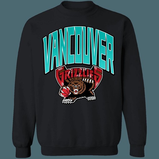 Vancouver Grizzlies GRADIENT Retro NBA Vintage Sweatshirt Hoodie Shirt - NBA Fans, retro ncaa shirts - Image 4