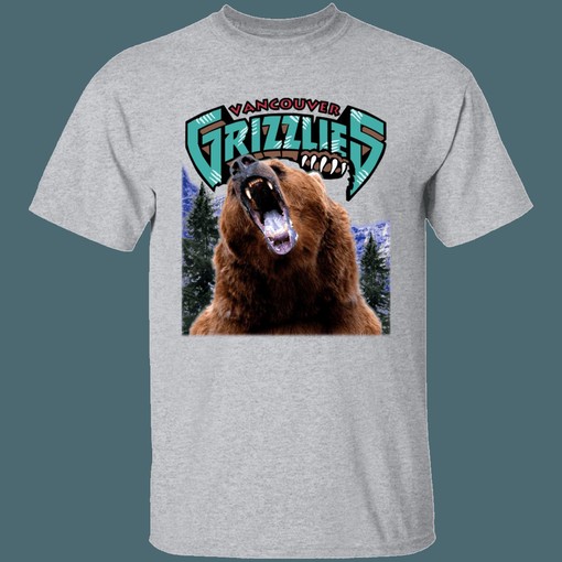 Vancouver Grizzlies GRIZZLY BEAR Retro NBA Fan T-Shirt Sweatshirt Hoodie - For Diehard Fans of NBA