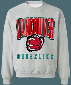 Vancouver Grizzlies Retro NBA Vintage Sweatshirt Hoodie Shirt - NBA Fans, Sport Shirts Unisex