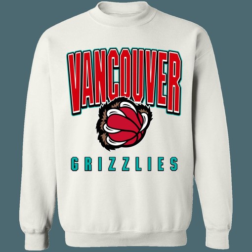 Vancouver Grizzlies Retro NBA Vintage Sweatshirt Hoodie Shirt - NBA Fans, Sport Shirts Unisex - Image 2