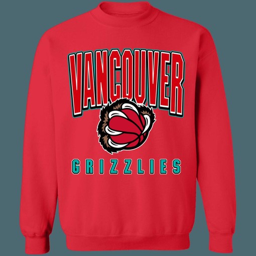 Vancouver Grizzlies Retro NBA Vintage Sweatshirt Hoodie Shirt - NBA Fans, Sport Shirts Unisex - Image 4