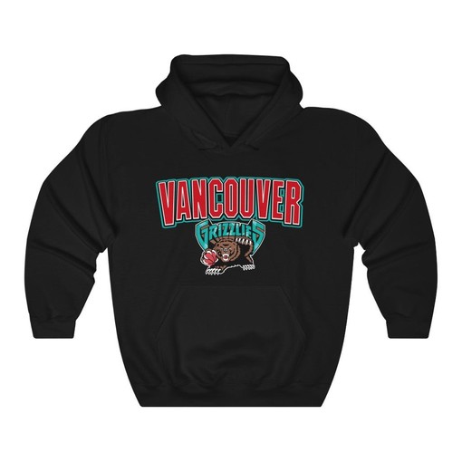 Vancouver Grizzlies Vintage 90's NBA Sweatshirt Hoodie Shirt - NBA Fans, retro ncaa shirts - Image 3