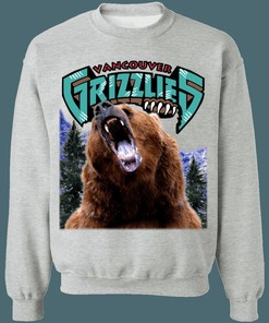 Vancouver Grizzlies Vintage NBA Vintage Sweatshirt Hoodie Shirt - NBA Fans, Gifts for Fans, American University Shirt