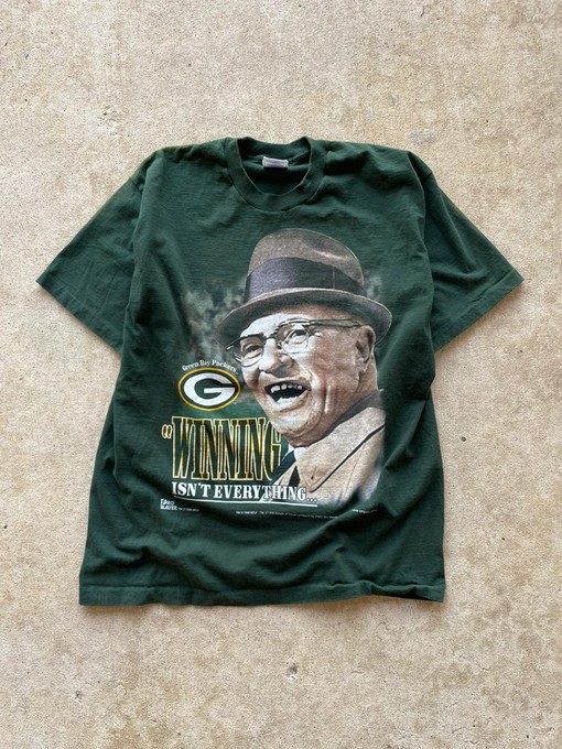Vince Lombardi Packers Graphic Vintage Style Sweatshirt T-shirt, NCAA Football Teams Gifts for Fans