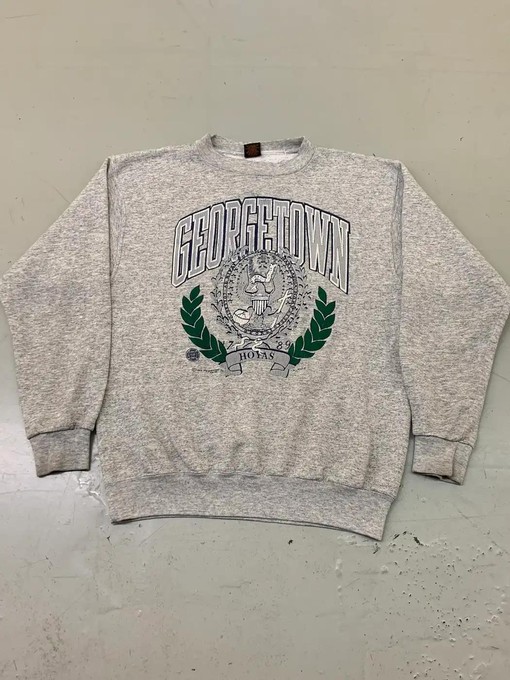 Vintage 1980s Georgetown Hoyas NCAA Football Sports Shirt - College Shirts for Fans