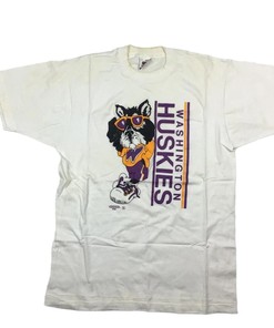 Vintage 1988 Washington Huskies Tee - Official College Apparel - Sport Shirts Unisex