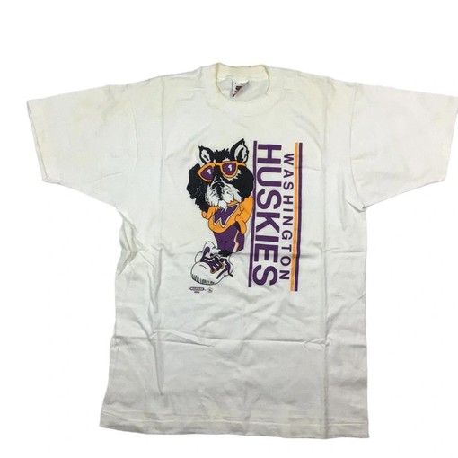 Vintage 1988 Washington Huskies Tee - Official College Apparel - Sport Shirts Unisex