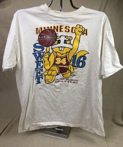 Vintage 1989 Minnesota Golden Gophers Basketball Single Stitch T-Shirt for Football Lover Gifts