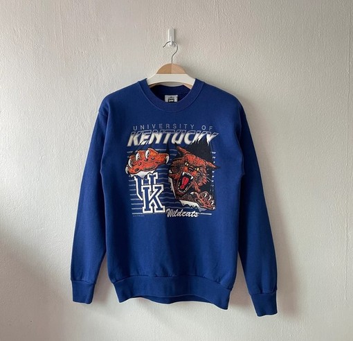 Vintage 1990 University of Kentucky Wildcats Crewneck Sweatshirt