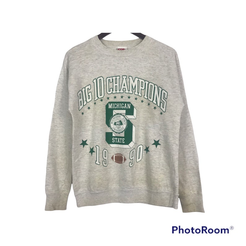 Vintage 1990 University of Michigan Sweatshirt, Retro U of M Apparel with American University T-Shirt