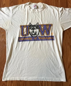 Vintage 1990 University of Washington Huskies Jerzees T-shirt, Sweatshirt - Ideal For Fans Who Love Vintage