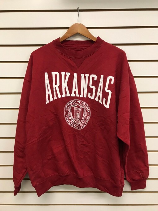 Vintage 1990S Arkansas Sweatshirt for NCAA Fans