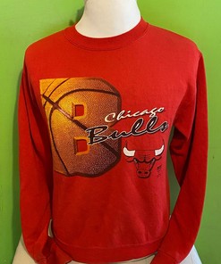 Vintage 1990s Chicago Bulls NBA Basketball Unisex Sweatshirt Hoodie Shirt - Retro NBA Style
