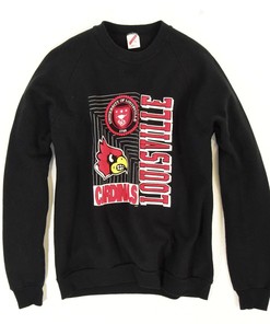 Vintage 1990s Men's NCAA Louisville Cardinals Sweatshirt - NCAA Shirts