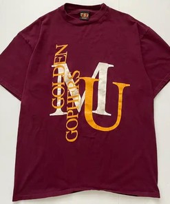 Vintage 1990s University of Minnesota Golden Gophers Shirt for NCAA Football Fan Shirts