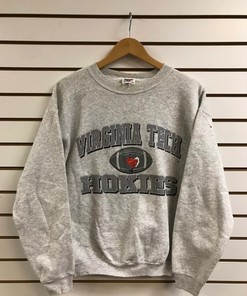 Vintage 1990s Virginia Tech Hokies Sweatshirt, College Shirts, T-shirt, Hoodie