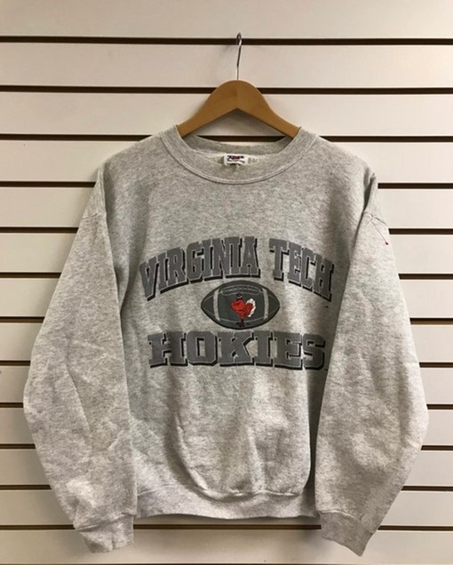 Vintage 1990s Virginia Tech Hokies Sweatshirt, College Shirts, T-shirt, Hoodie