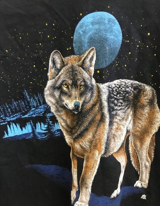 Vintage 1990s wolf Sweatshirt, Retro NCAA Shirts, Gift For Her, Gift For Him, Hoodie - Image 2