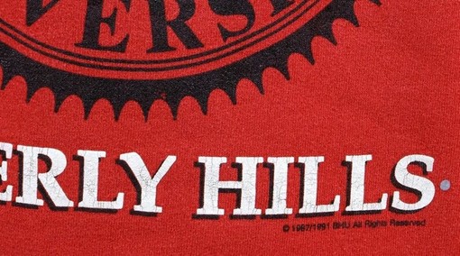 Vintage 1991 Beverly Hills University Crewneck Sweatshirt, College Shirts, T-shirt, Hoodie - Image 2