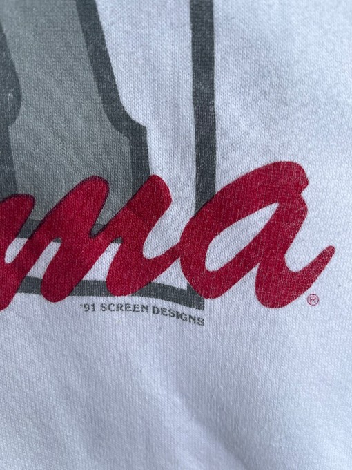 Vintage 1991 University of Alabama Unisex Sweatshirt Hoodie Shirt - College Shirts - Image 3