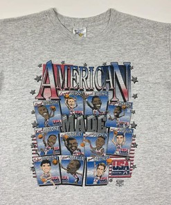 Vintage 1992 USA Basketball Dream Team T-Shirt - Gift For Basketball Fans