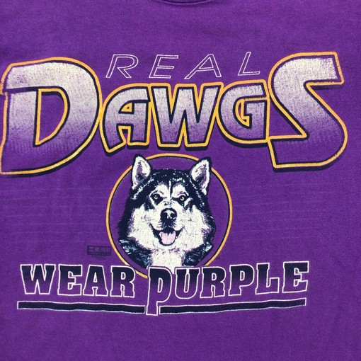 Vintage 1992 Washington Huskies Tee - Classic College Shirts - Sport Shirts Girls - Image 2