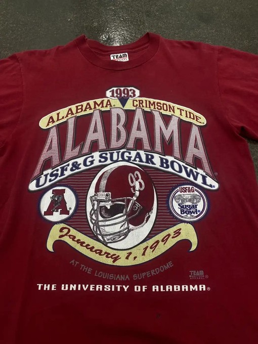 Vintage 1993 Alabama Crimson Tide Sugar Bowl Matchup T-Shirt, Sweatshirt, Hoodie - College Shirts - Image 2