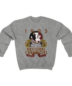 Vintage 1993 University of Florida State Seminoles Football Crewneck Sweatshirt - Vintage 90s Sweatshirt