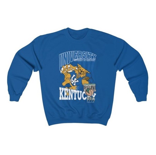 Vintage 1993 University of Kentucky Wildcats Peach Bowl Sweatshirt - Image 3