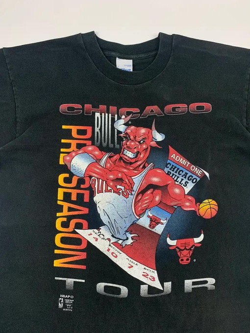 Vintage 1994 Chicago Bulls Preseason Tour Rare Sweatshirt Hoodie - Retro NBA Design