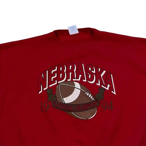 Vintage 1994 Nebraska Football National Tee & Sweatshirt - NCAA Sports Gifts - Image 2