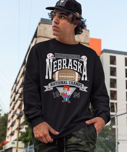 Vintage 1994 Style University Of Nebraska Huskers Sweatshirt and Retro T-Shirt All Sizes NCAA Shirt